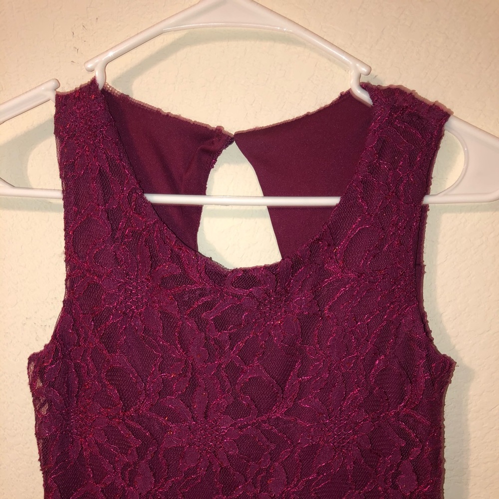 Purple/maroonish dress